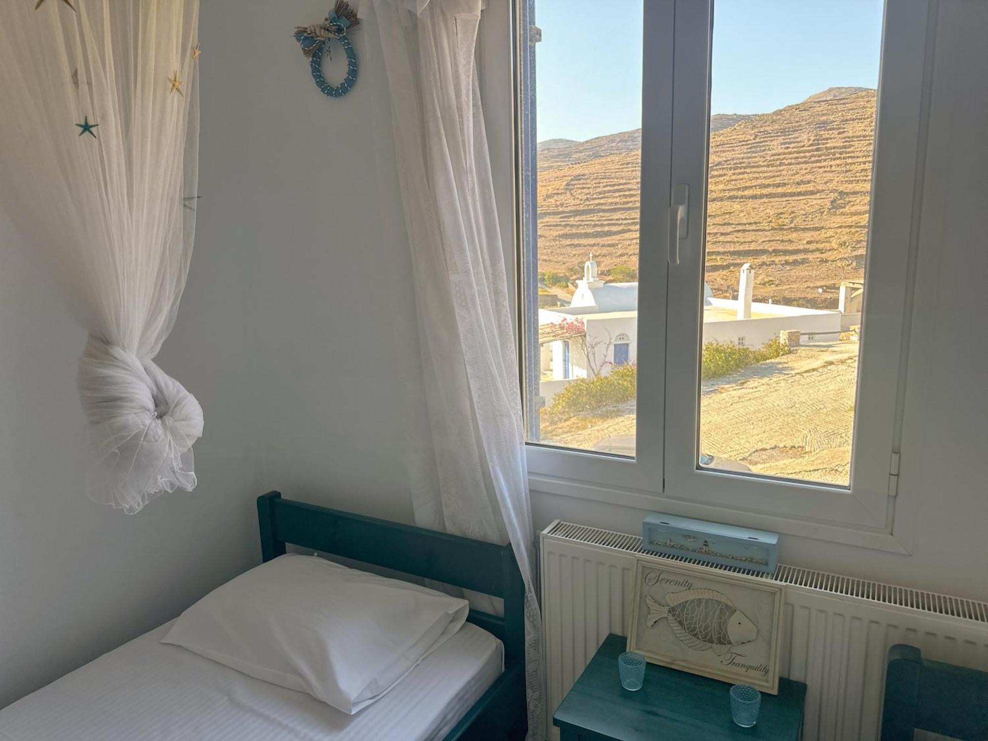 Blue Orison House Tinos For 5 Persons With Seaview Villa Perastra Екстериор снимка