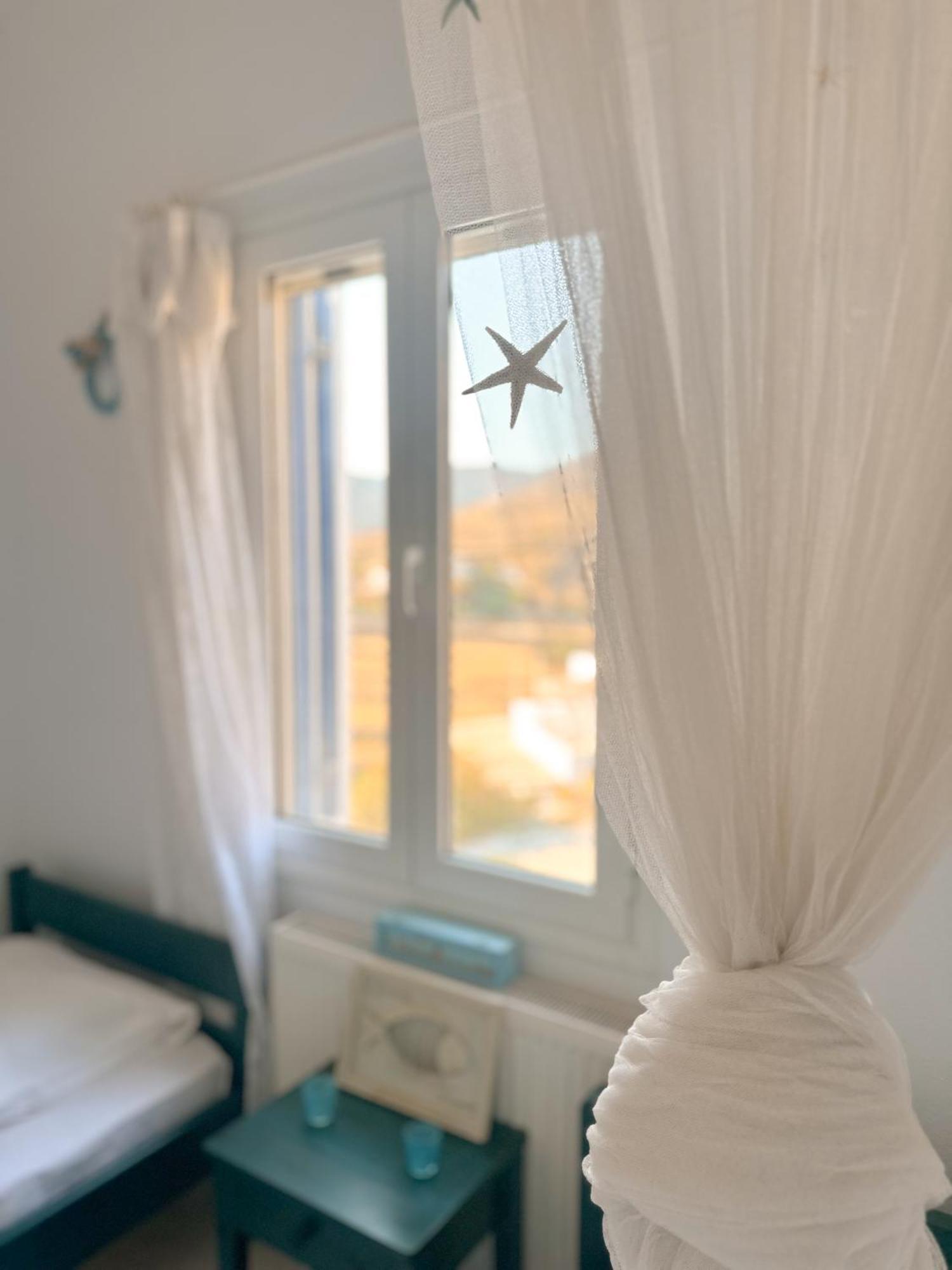Blue Orison House Tinos For 5 Persons With Seaview Villa Perastra Екстериор снимка